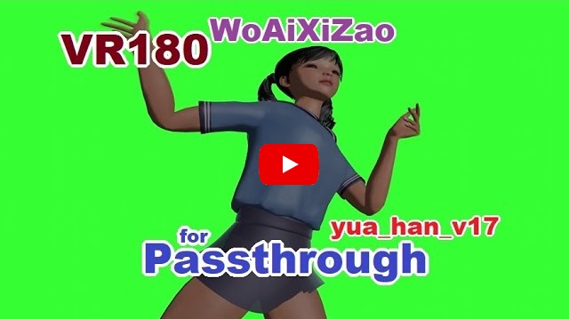Video , [VR180] yua_han - WoAiXiZao(我爱洗澡) [Unity]