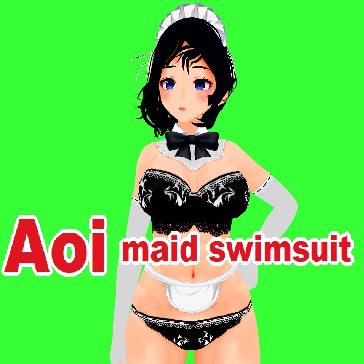 WebXR Aoi maid swimsuit