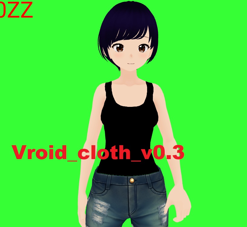 WebXR Vroid_cloth_v0.3