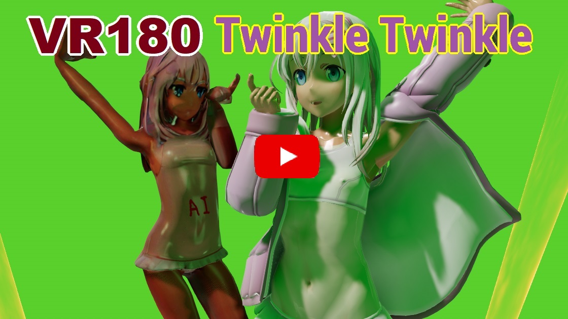 Video , [VR180] Ro500 & AI model - Twinkle Twinkle(반짝반짝) [DanceXR]